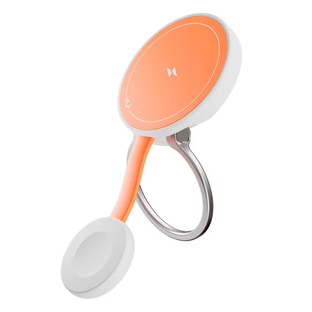 Внешний аккумулятор VLP LITE Power Snap Qi2, Apple Watch, stand, белый