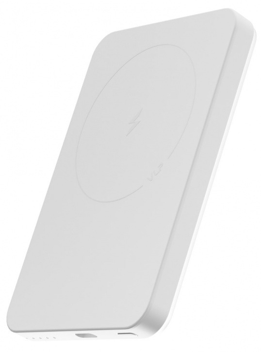 Внешний аккумулятор VLP LITE Power Snap 5000 mAh, 3A, MagSafe, USB-C, белый